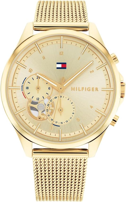 Thumbnail 6 de Tommy Hilfiger Damen Quarzuhr mit Multi-Zifferblatt und Edelstahlarmband