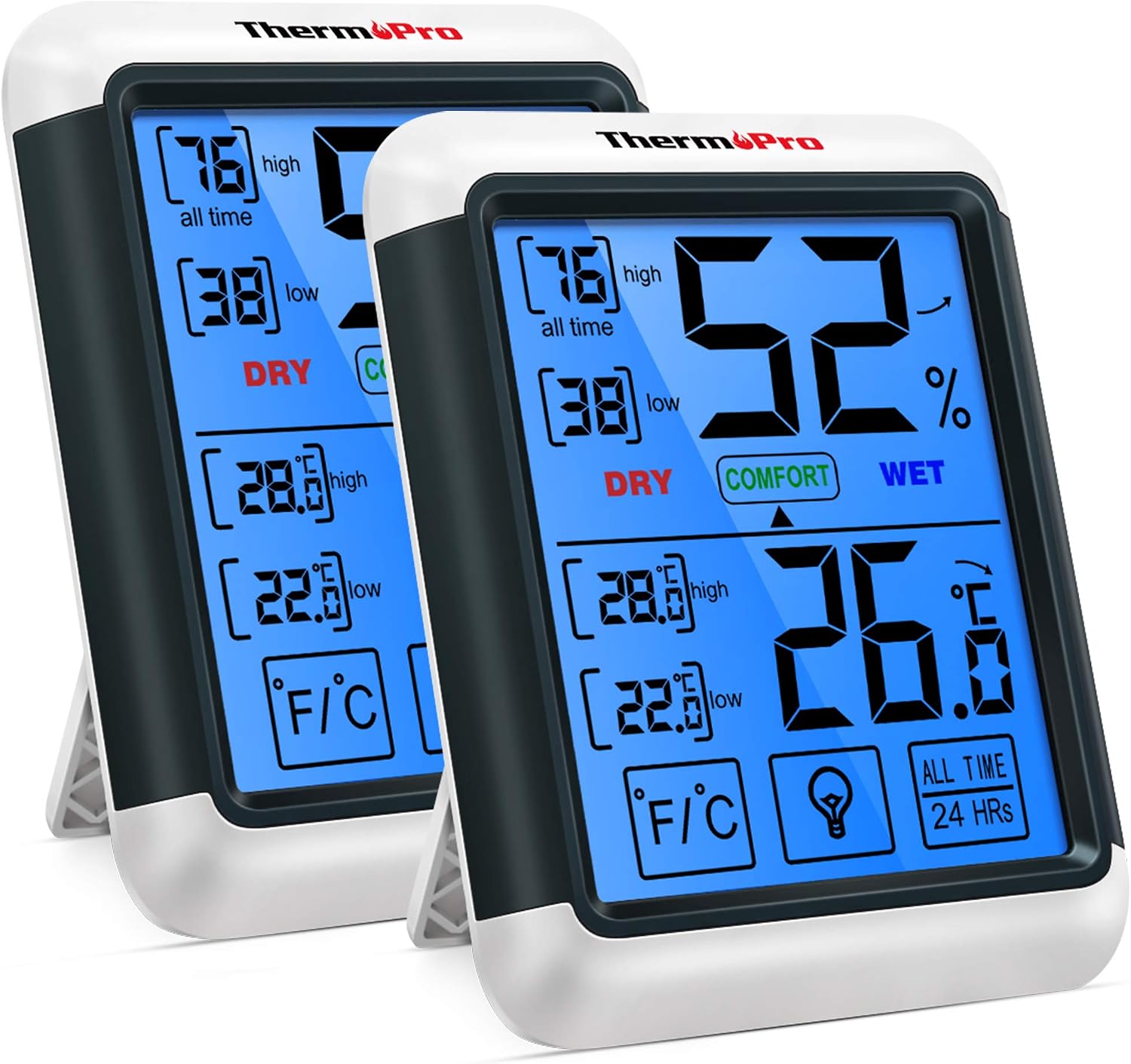Detalle de ThermoPro TP55 Termómetro higrómetro 4
