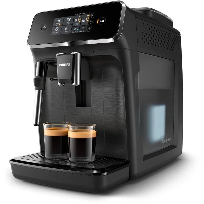Thumbnail 1 de Philips Serie 2200 EP2220/10: Cafetera espresso superautomática negra, 15 bares