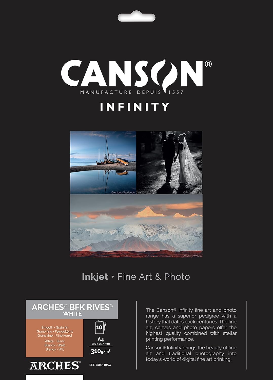 Thumbnail 5 de Canson Infinity Baryta Photographique II gr310 12,7x17,8 cm x25 – Fogli per stampe d’arte in bianco e nero e a colori