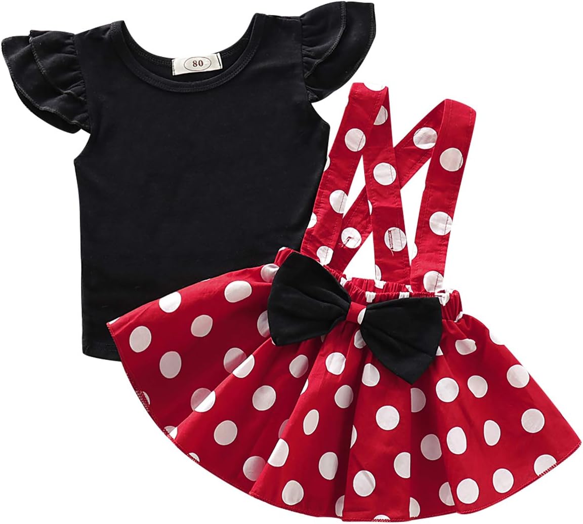 Detalle 2 de IBTOM CASTLE Baby Girl Birthday Outfit with Polka-Dot Tutu Skirt and Bow Headband