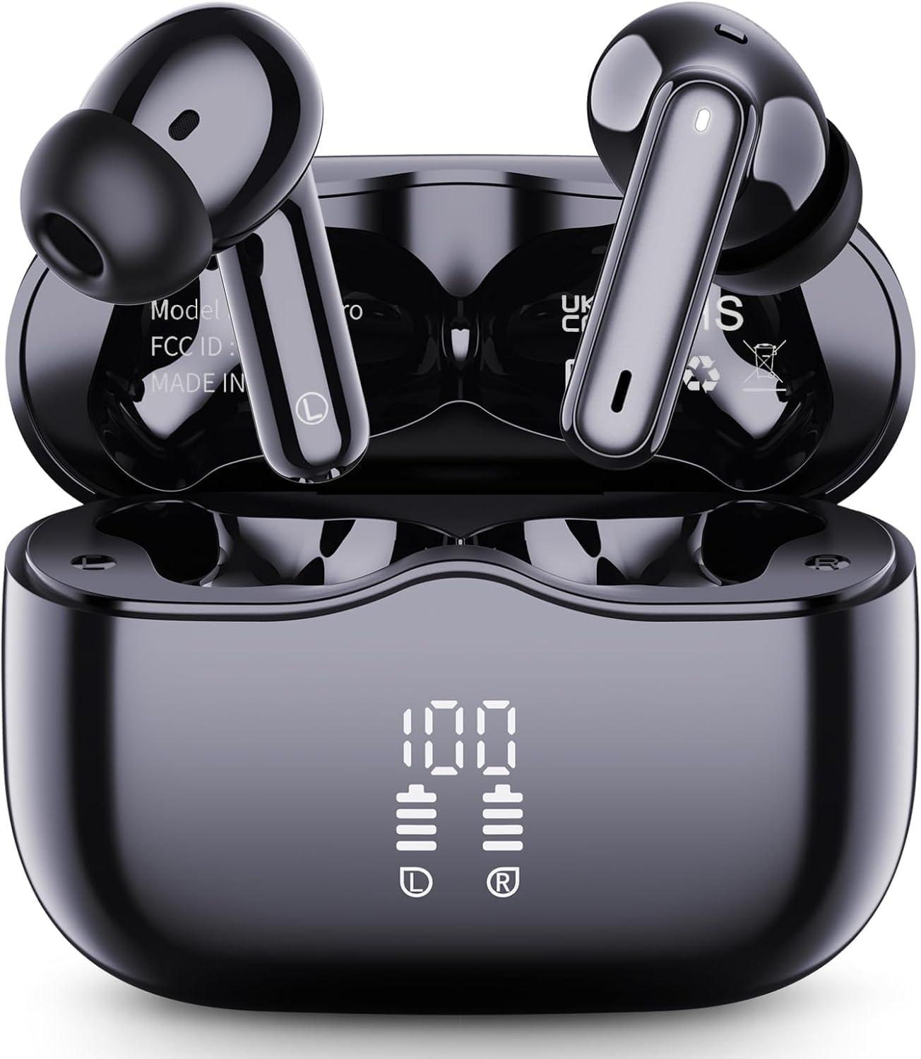 Detalle de Kabellose Bluetooth In-Ear Kopfhörer A97 Pro – 5.4, 14,2 mm Graphenmembran, IPX7, 40 Std Gesamtakku