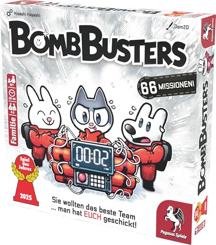 Detalle de Bomb Busters – Pegasus Spiele (Familienspiel, Gesellschaftsspiel)