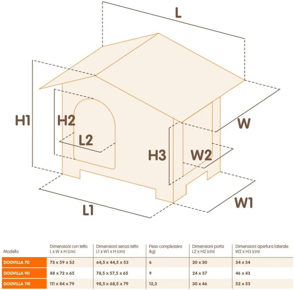 Thumbnail 3 de Ferplast DOGVILLA 90 niche chien 88 x 72 x 65 cm