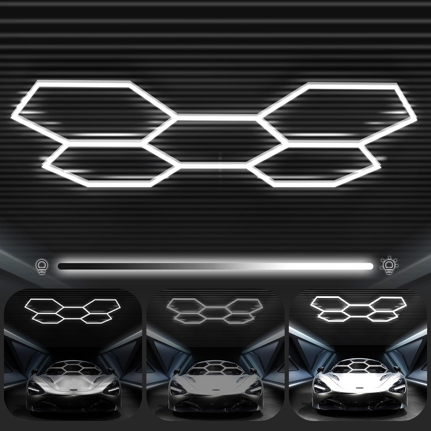 Detalle de FERUERW Hexagon 168W Garage Light