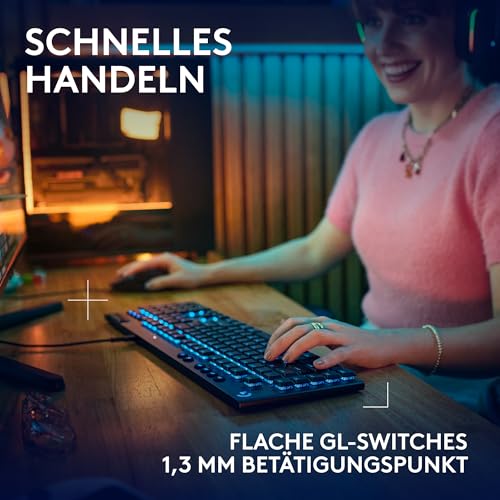 Detalle de Logitech G G915 X – Kabelgebundene Gaming-Tastatur