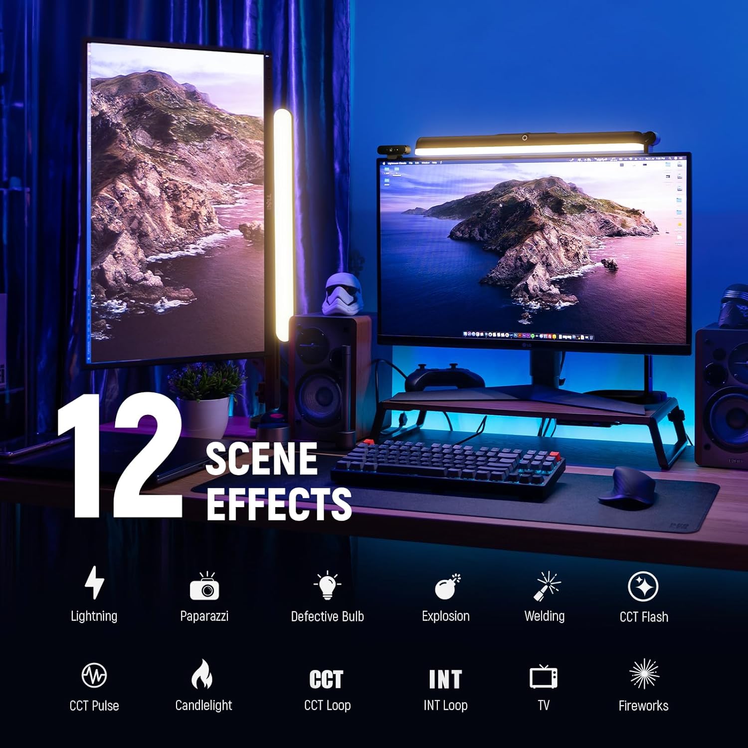 Thumbnail 4 de NEEWER TL40 USB Streaming Light Bar LED with App/PC/Mac Control (2900K–7000K, CRI 95+, Flicker-free)