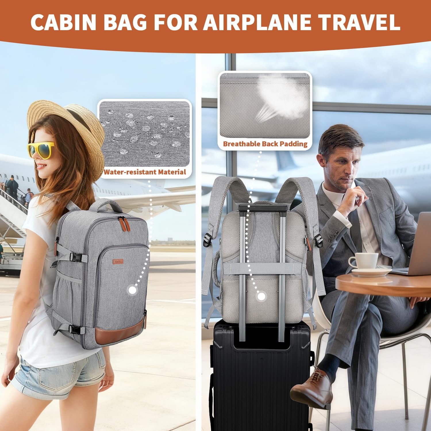 Thumbnail 5 de ZOMFELT 24L Cabin Backpack 40x30x20