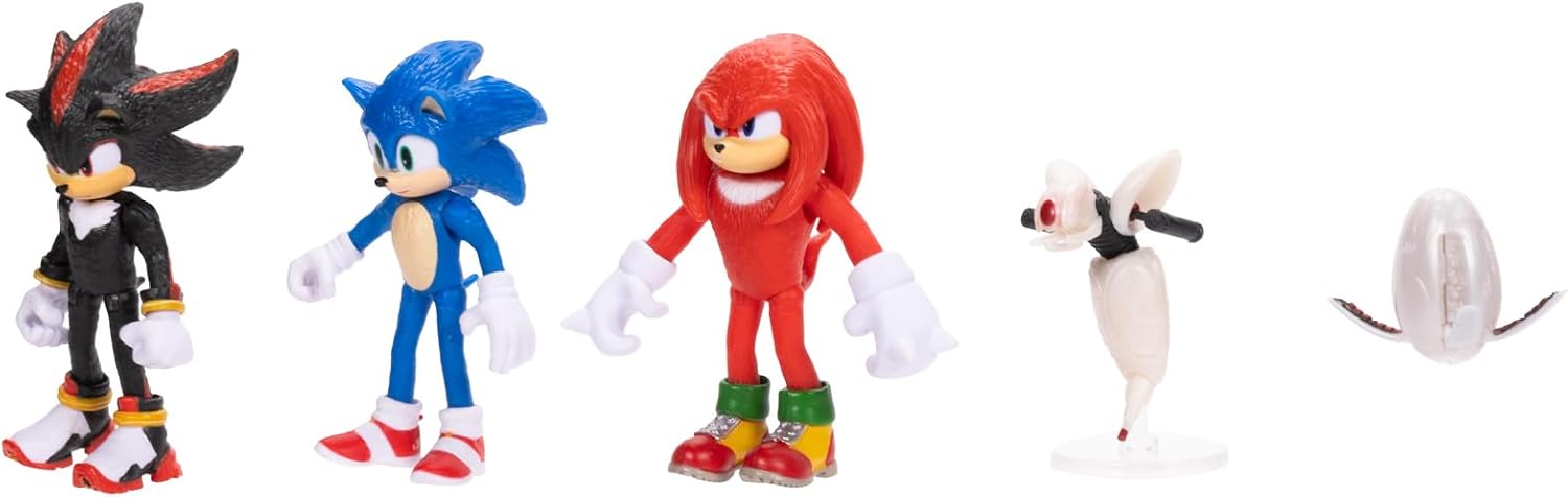 Detalle de Sonic 3 Movie Action Figures 2.5-Inch Multi-Pack