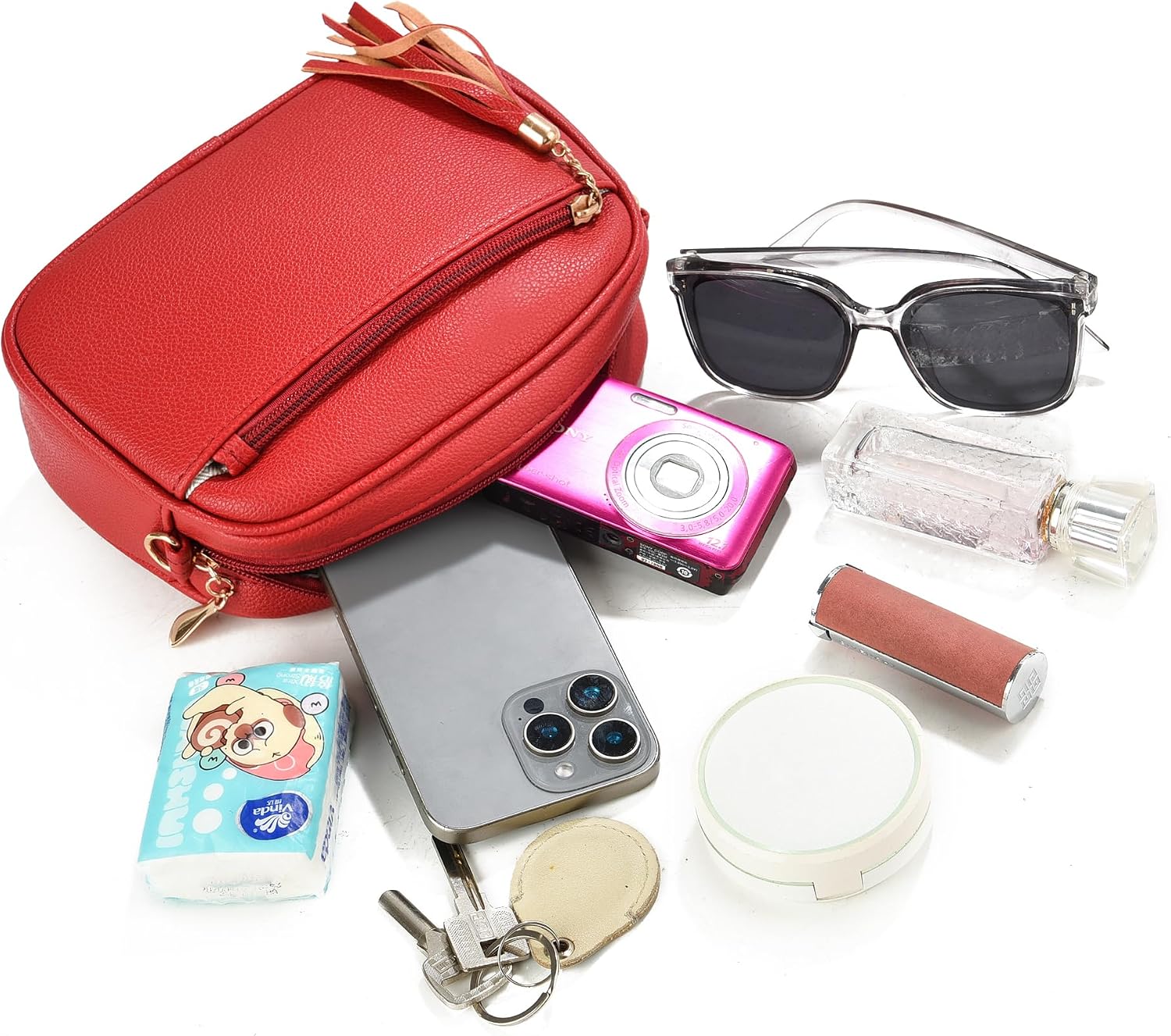 Thumbnail 6 de FULEI Tassel Crossbody Bag 21 cm