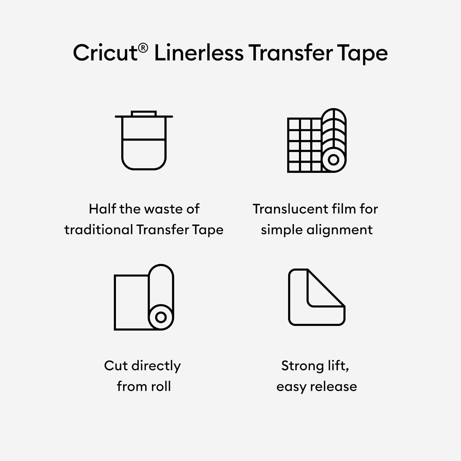 Detalle de Cricut Linerless Transfer Tape 33cm