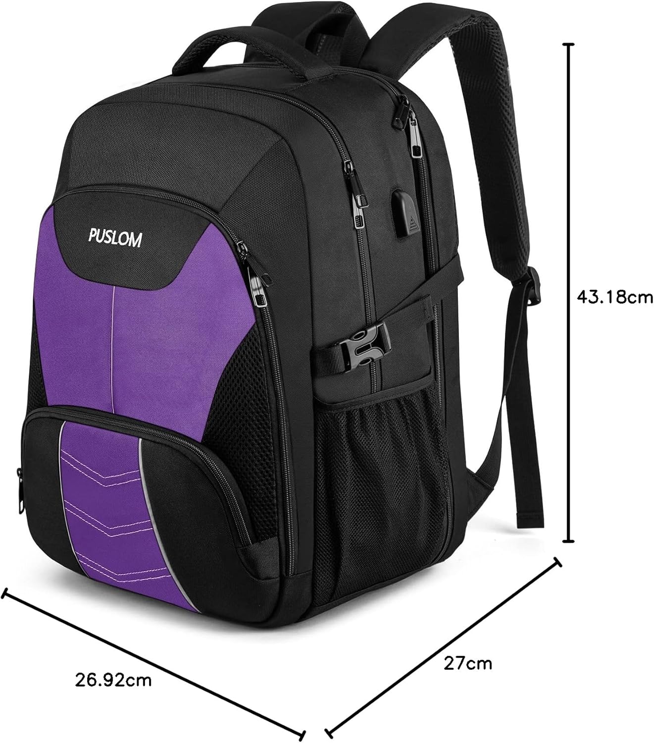 Thumbnail 6 de Sac à dos homme 55 L avec ordinateur 18,4 pouces