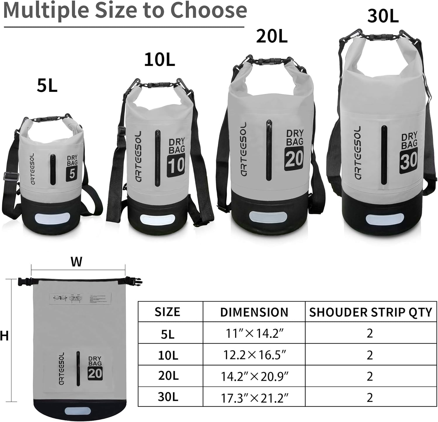 Thumbnail 3 de Blackace Dry Bag für Wassersport 5 bis 30 L
