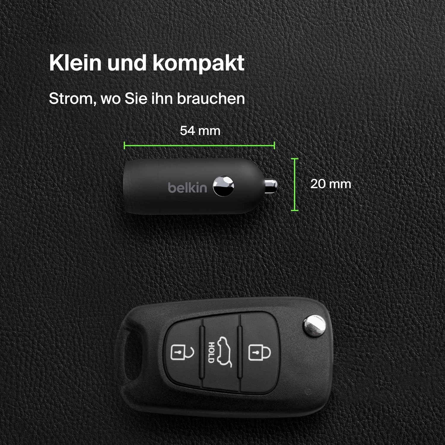 Thumbnail 4 de Belkin BoostCharge 30-W-Kfz-Schnellladegerät mit USB-C Power Delivery