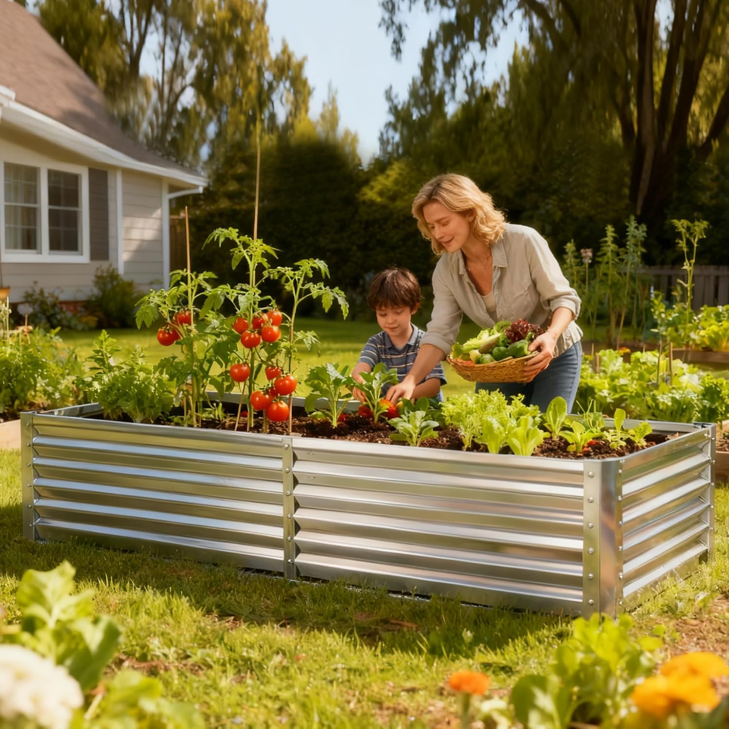 Detalle 2 de NEWBULIG Raised Garden Bed 6x3x2 ft