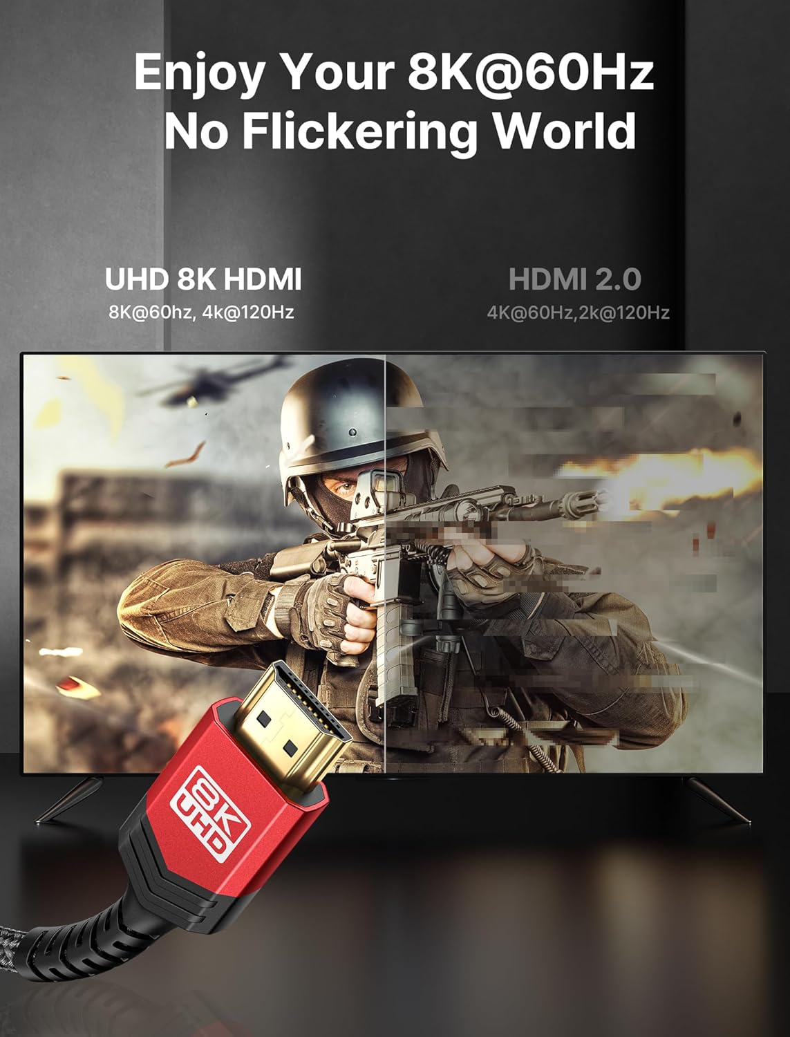 Thumbnail 3 de JSAUX Cavo HDMI 2.1 3M