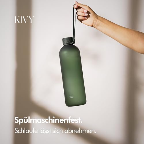 Detalle de KIVY Trinkflasche 1,5l aus Tritan – Kohlensäure geeignet und auslaufsicher