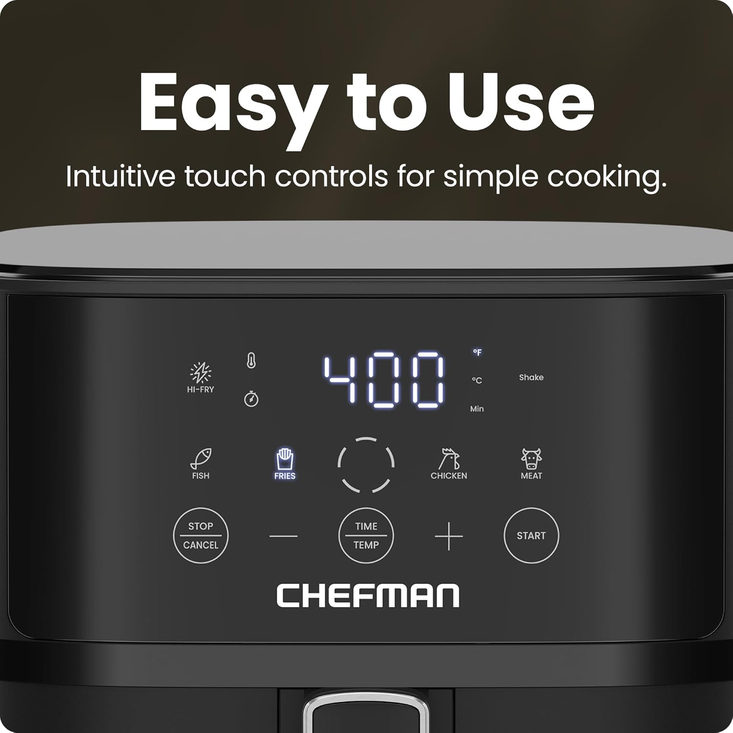 Detalle 2 de Chefman Air Fryer 6 QT Compact Airfryer
