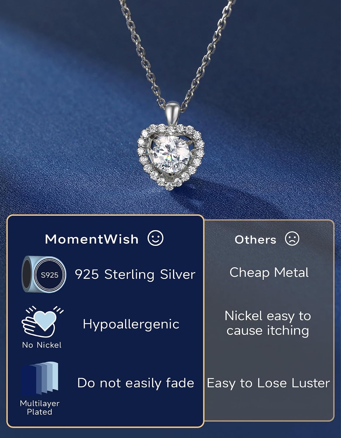Thumbnail 4 de MomentWish Collier Femme 1 Carat đź’Ž