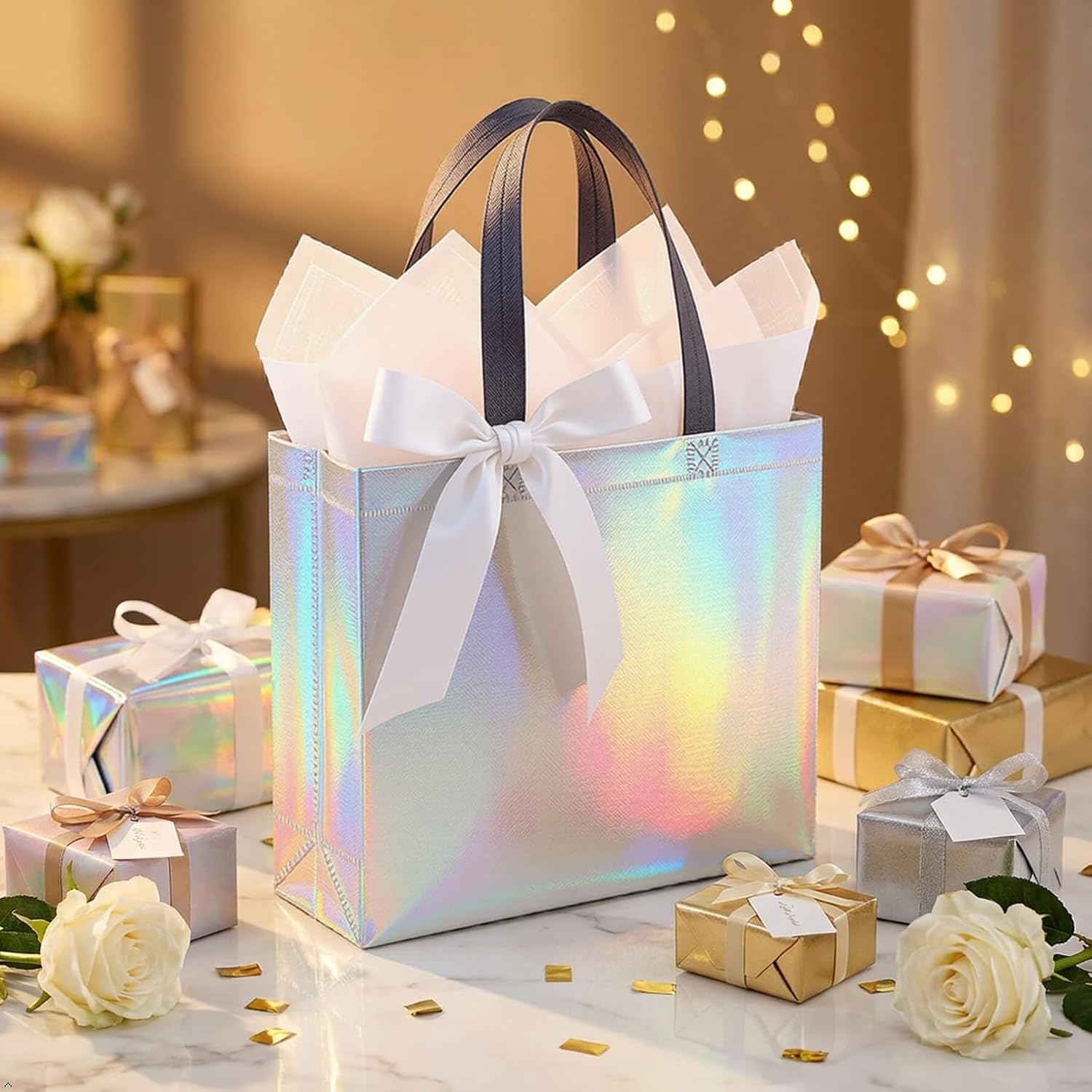 Thumbnail 5 de Haokuaile Iridescent Gift Bags, XS