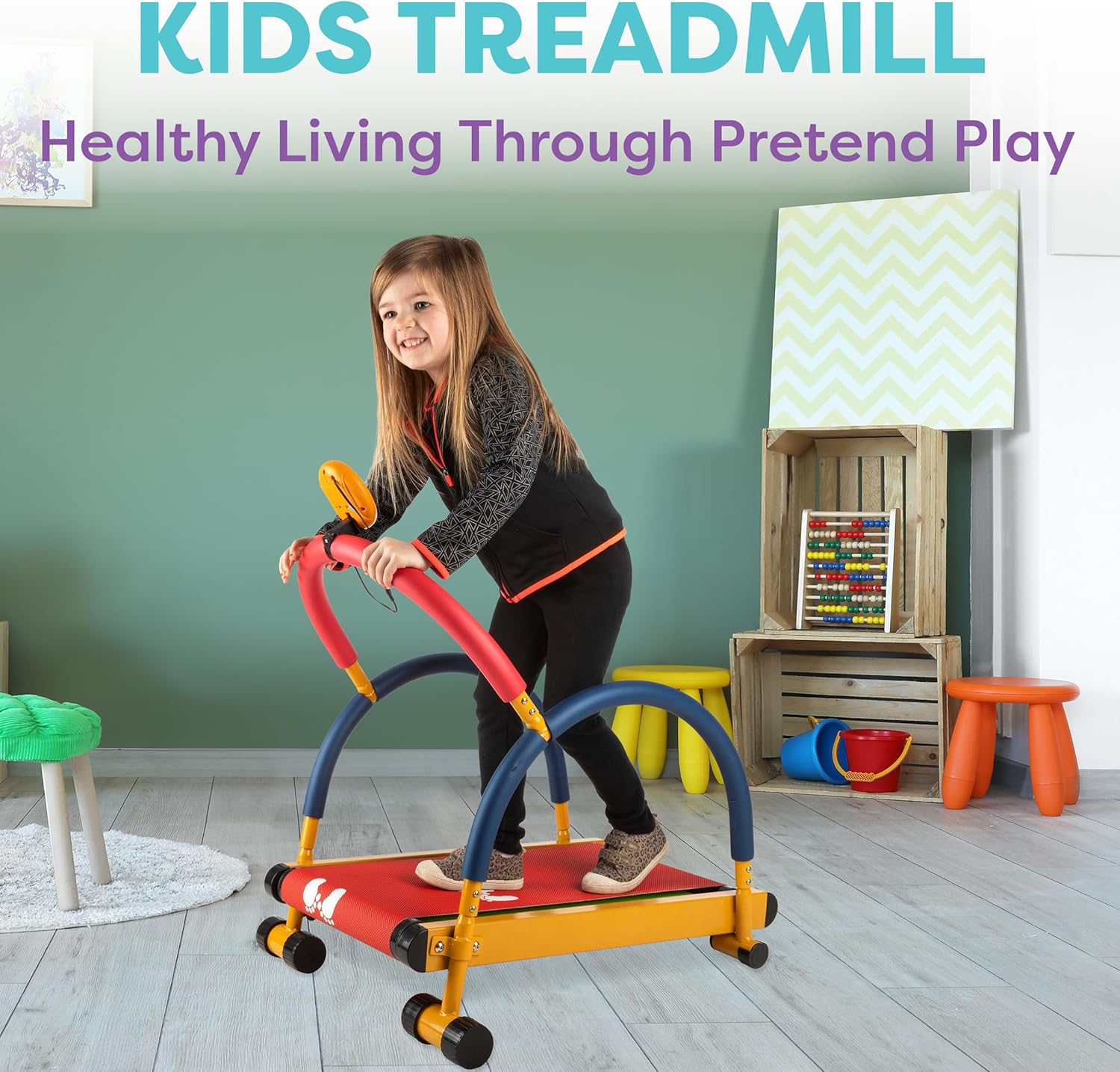 Detalle 2 de Kids Treadmill 150 lb Capacity