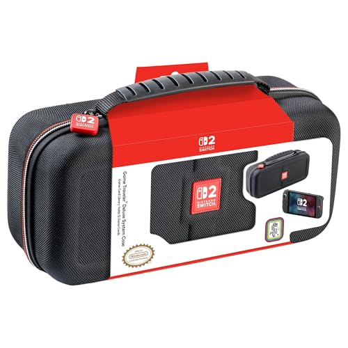 Detalle de R.D.S. Game Traveler Deluxe Licensed System Case for Nintendo Switch, Switch 2, and OLED (NS230)