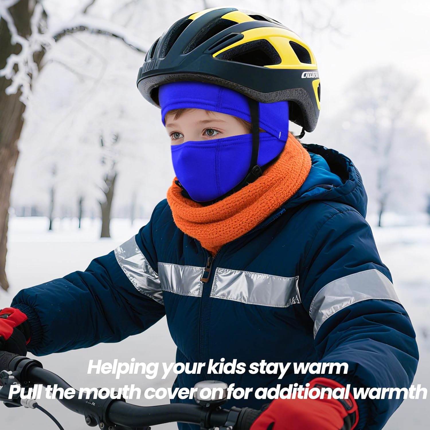 Thumbnail 5 de Huccik Passamontagna Invernale per Bambini – Balaclava Multifunzionale per Sci e Bicicletta