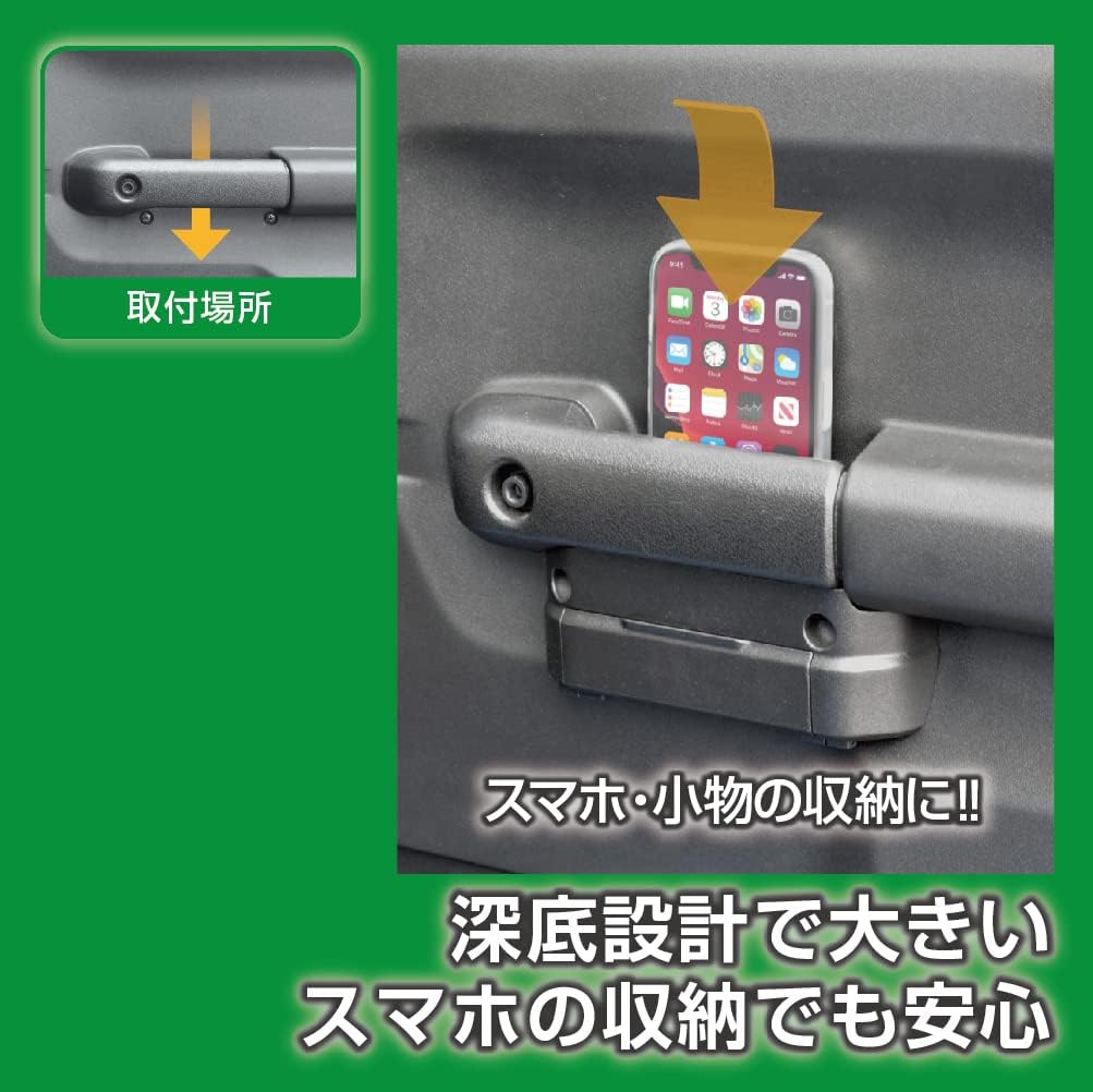 Detalle de 星光産業 EXEA EE-236 ジムニー・シエラ・ノマド用ドアグリップポケットベースL ABS製 深型
