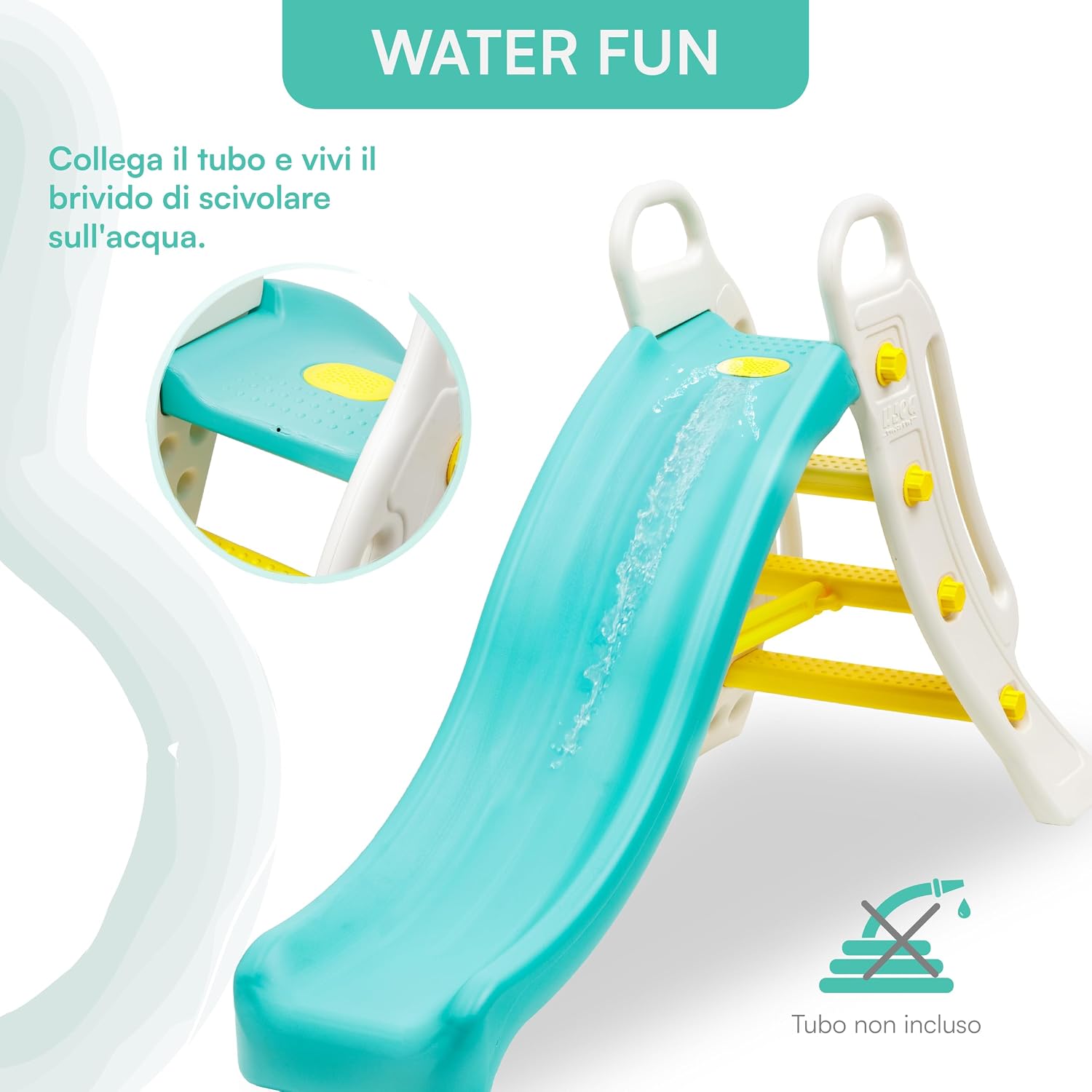 Detalle de Baroni Toys Scivolo per Bambini 145 cm