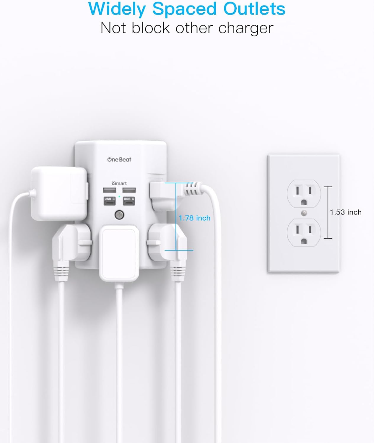 Thumbnail 6 de One Beat 1680J Power Strip 9‑in‑1 ⚡