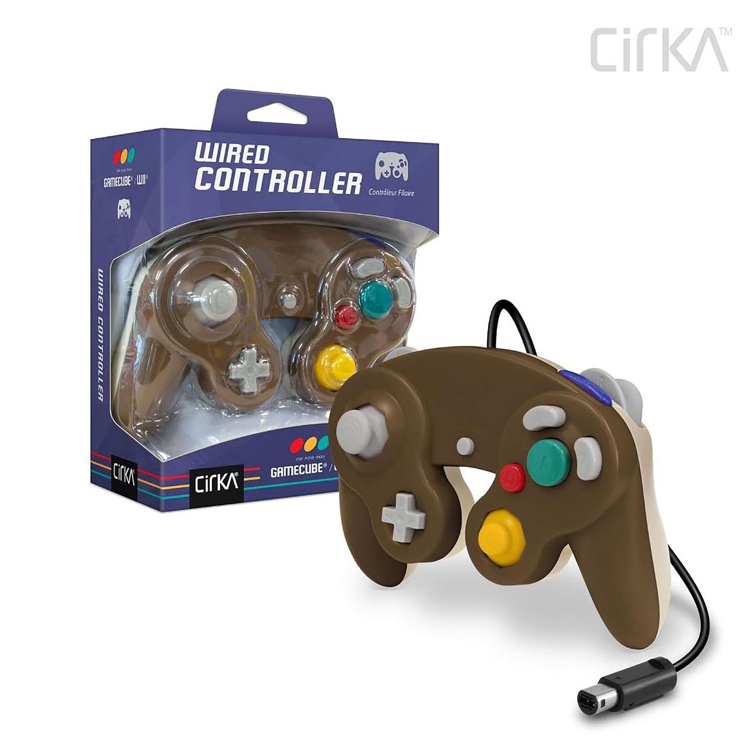Thumbnail 6 de Cirka Wired Controller for Wii/GameCube (Green/Blue) – GameCube Compatible Dual Analog Controller