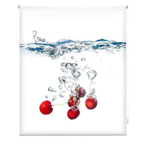 Detalle 2 de Blindecor C-WATERCHERRY Estor enrollable translúcido 150×180 cm 🪟