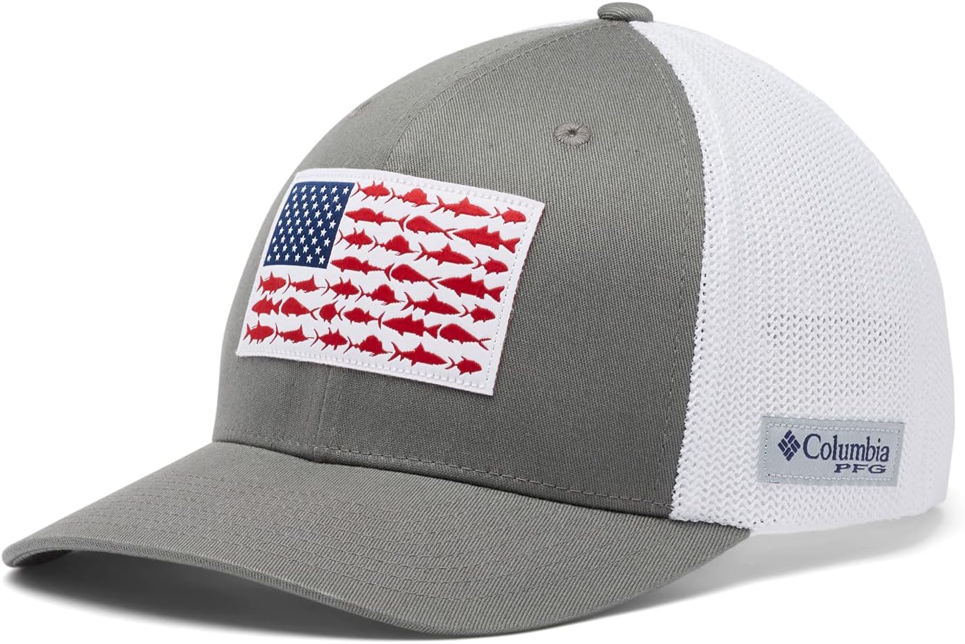 Detalle de Columbia Mesh Snap Back – czapka uniseks z siatkowym tyłem i zapięciem