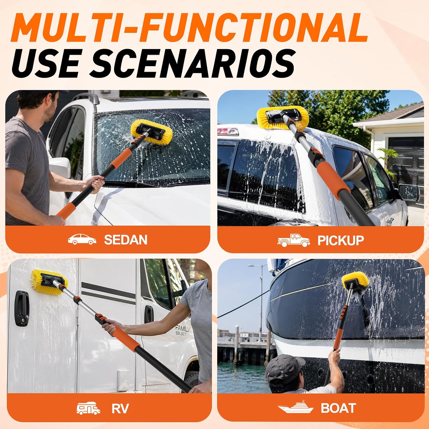 Thumbnail 4 de SISUPASSIE 3.6m Telescopic Car Wash Brush
