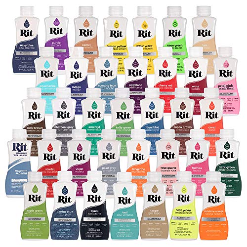Detalle 2 de Rit Dye – Liquid Fabric Dye by Craft County (8 oz, Black) with Gloves Included