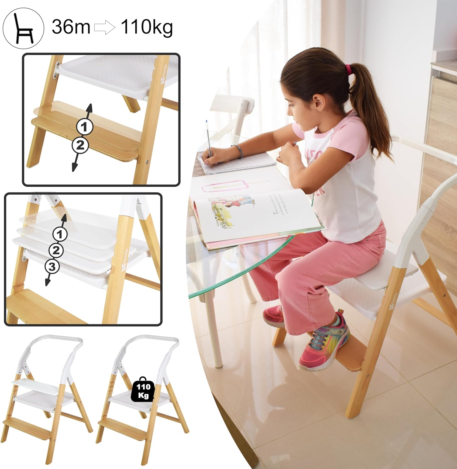 Thumbnail 5 de Twinly Seggiolone Evolutivo 5 in 1 🍽