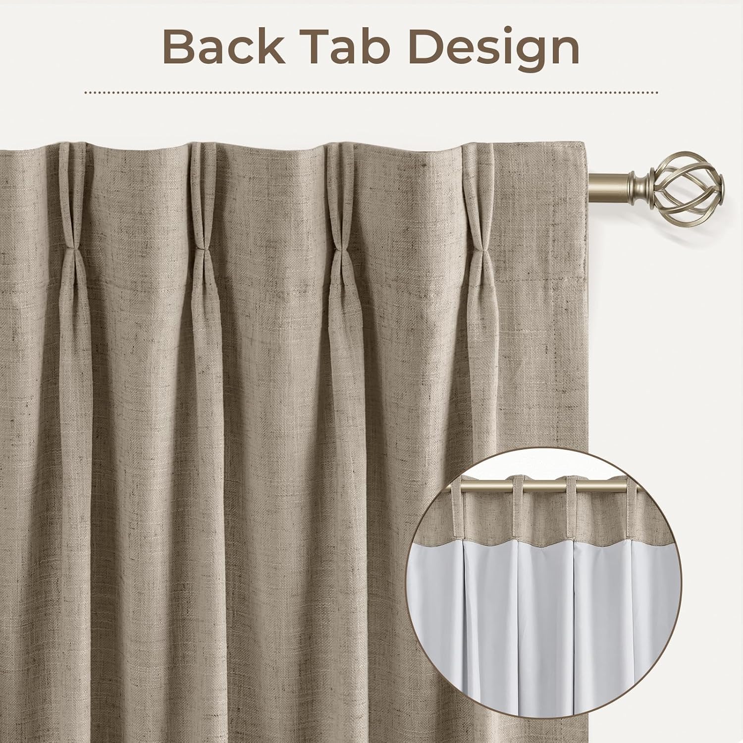 Thumbnail 2 de CAPALOCA Blackout Curtains 90 Inch