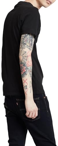 Detalle de Levi's 2-Pack Crewneck Graphic Tee Uomo Multicolore (Sportswear White/Mineral Black) M