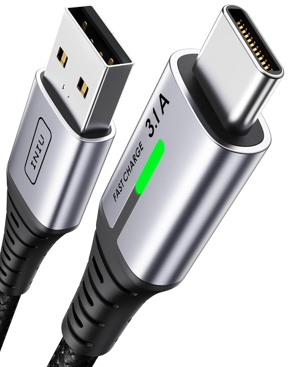 Detalle de INIU USB C Cable 1m 3.1A Fast Charge