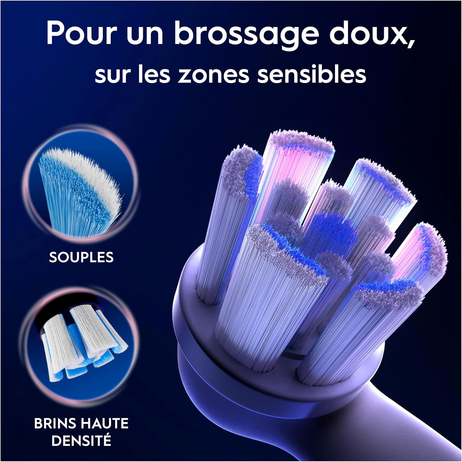 Detalle 1 de Oral-B Brossettes Gentle Care 4 pièces 🪥