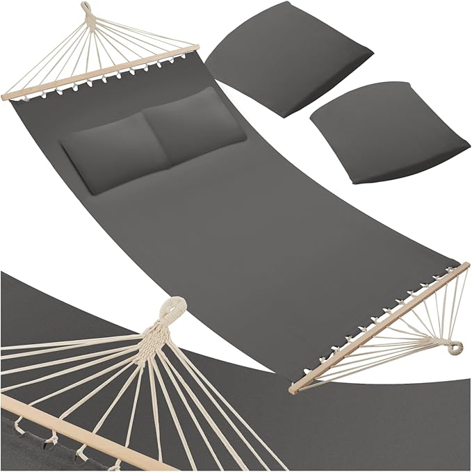 tectake® Hamaca Doble Jardin 🌿 Estructura Firme con Cojines