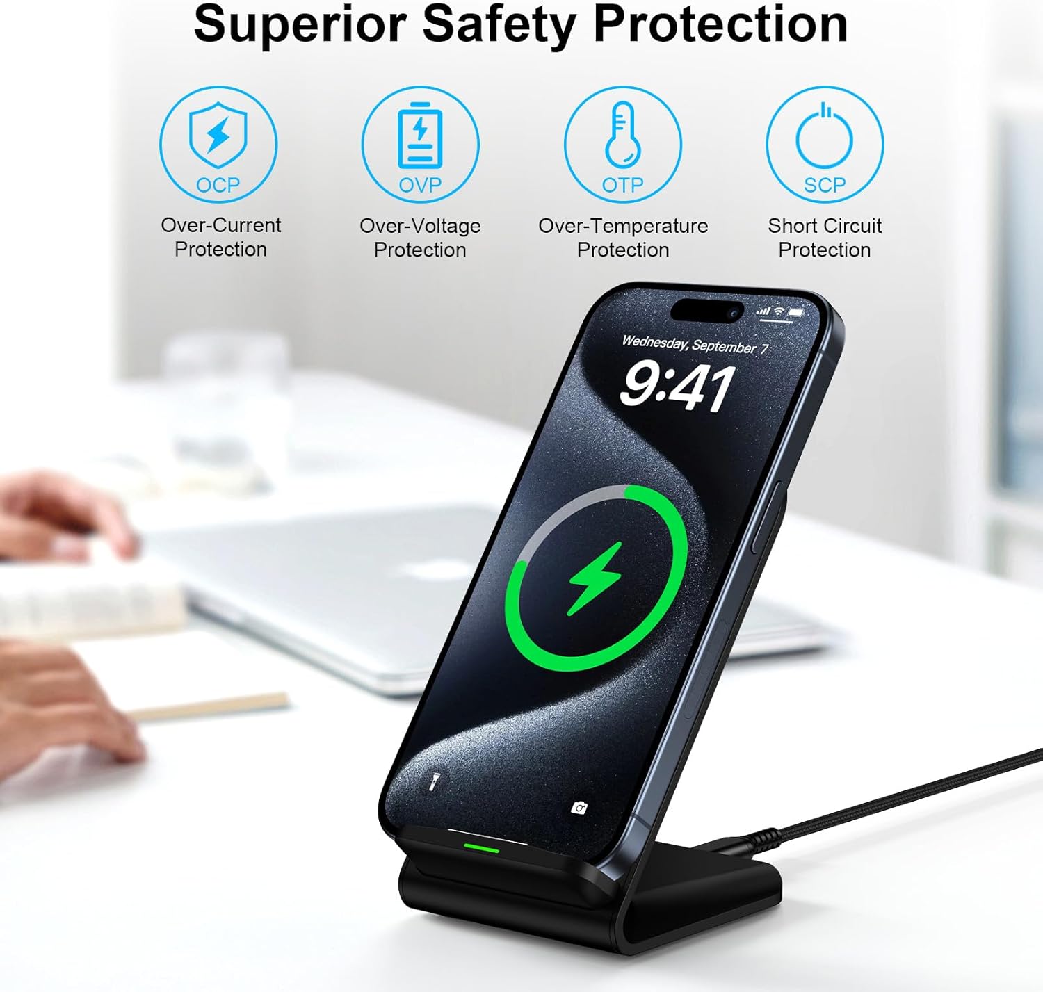 Thumbnail 4 de Samsung Wireless Charger Fast Charging Stand 15W