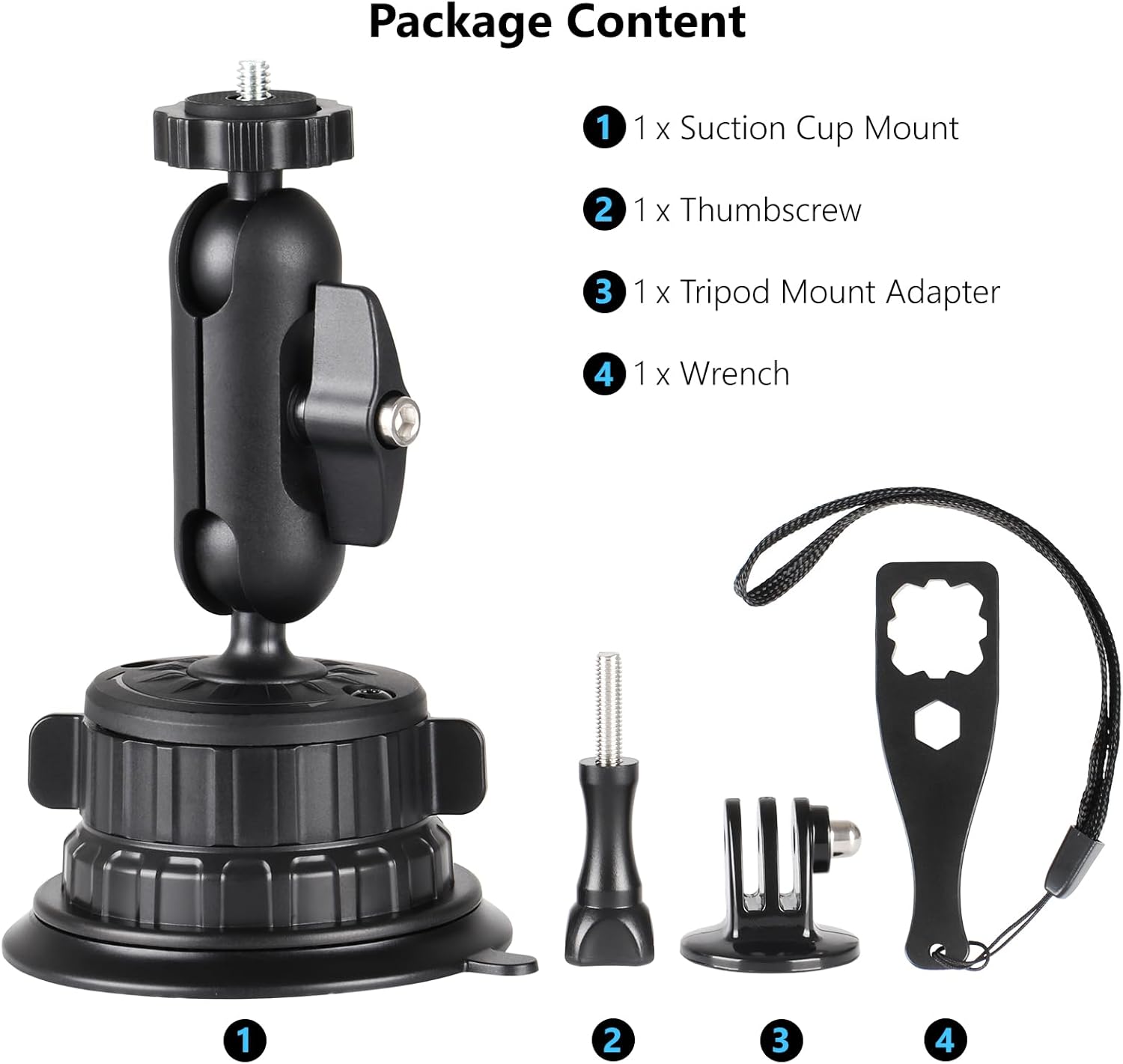 Thumbnail 6 de HSU Suction Cup Mount for Action Camera