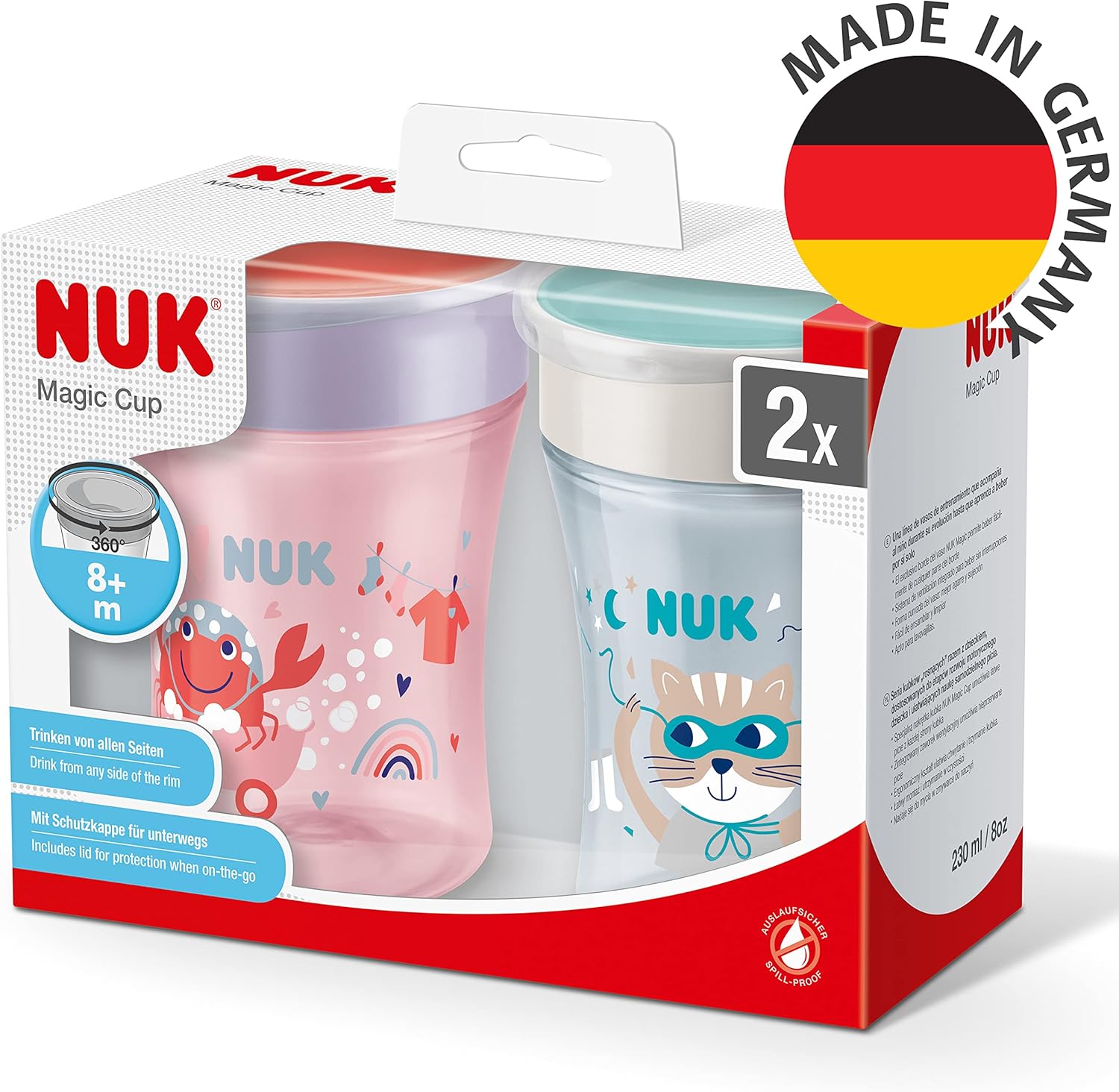 Thumbnail 6 de NUK Magic Cup 230 ml vaso antiderrame bebé
