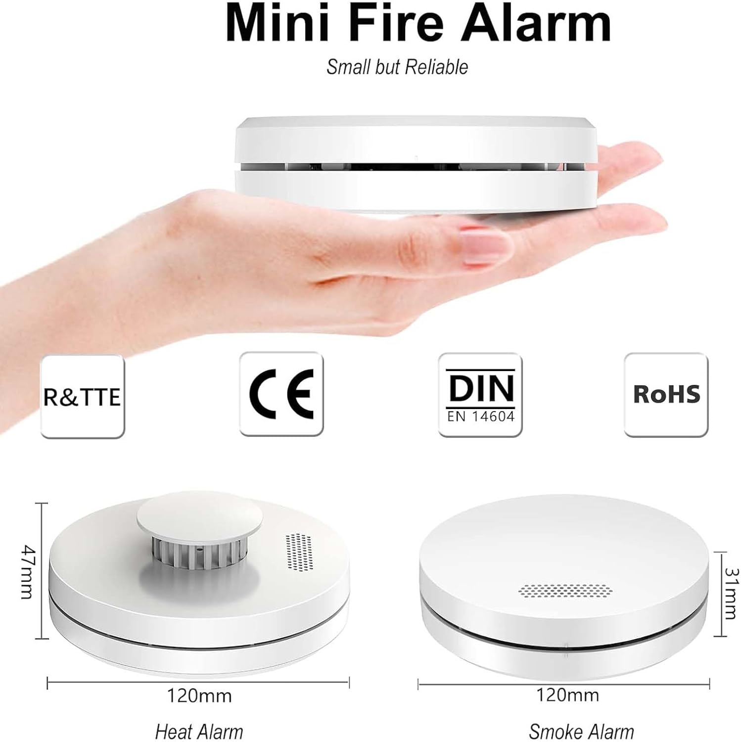 Thumbnail 2 de XINDUM Wireless Interlinked Smoke Alarm Bundle