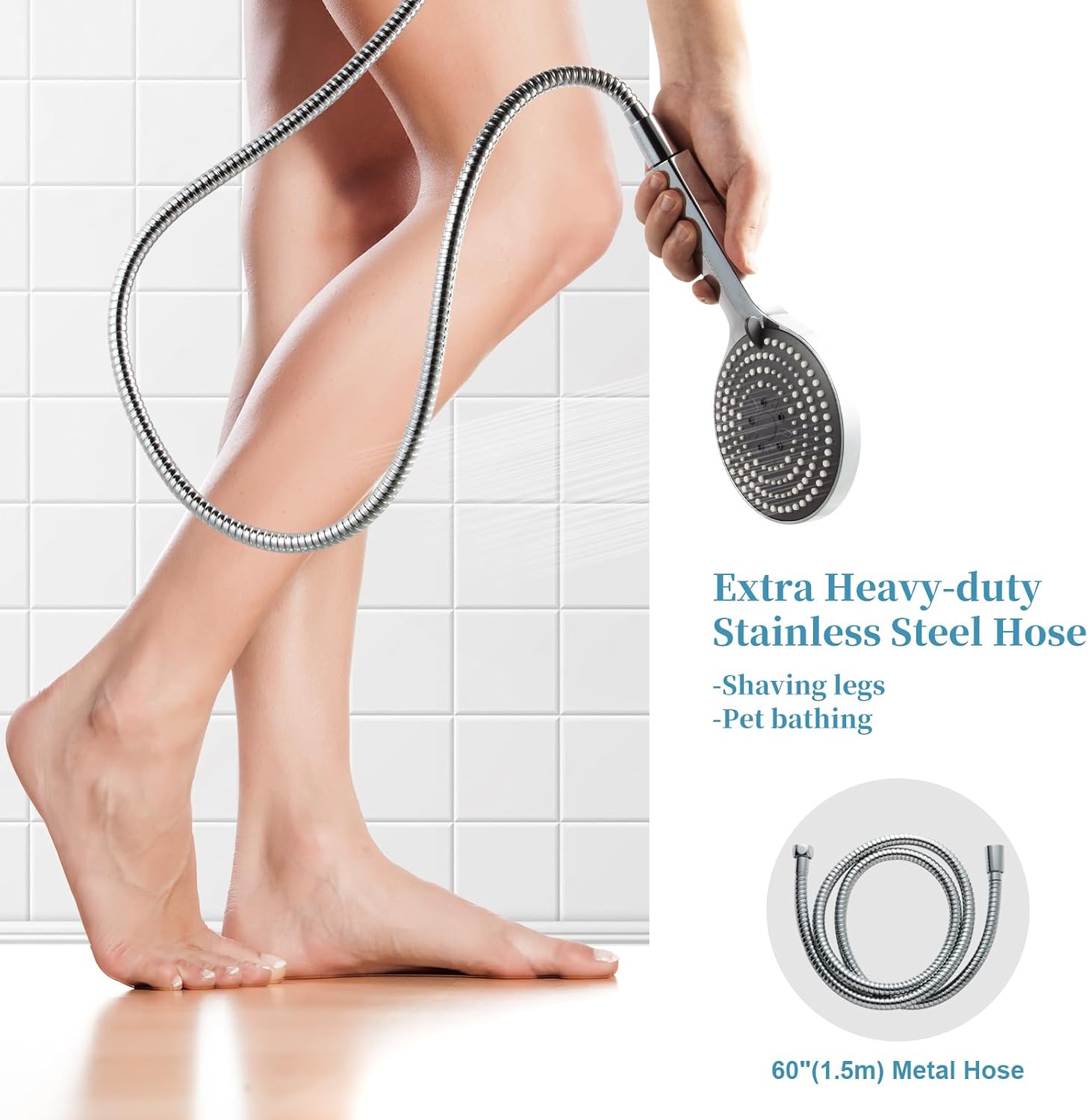 Detalle de OFFO Shower Head 1.5m hose, 6 modes