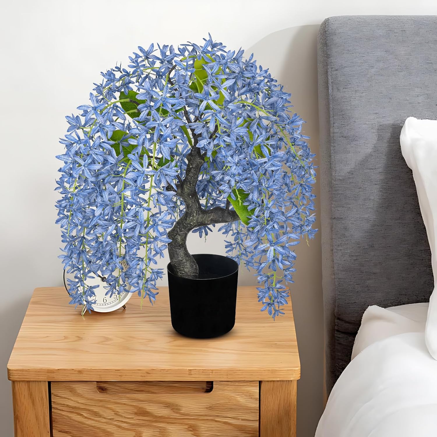 Detalle 2 de Arborus 47cm Artificial Wisteria with Blue Flowers