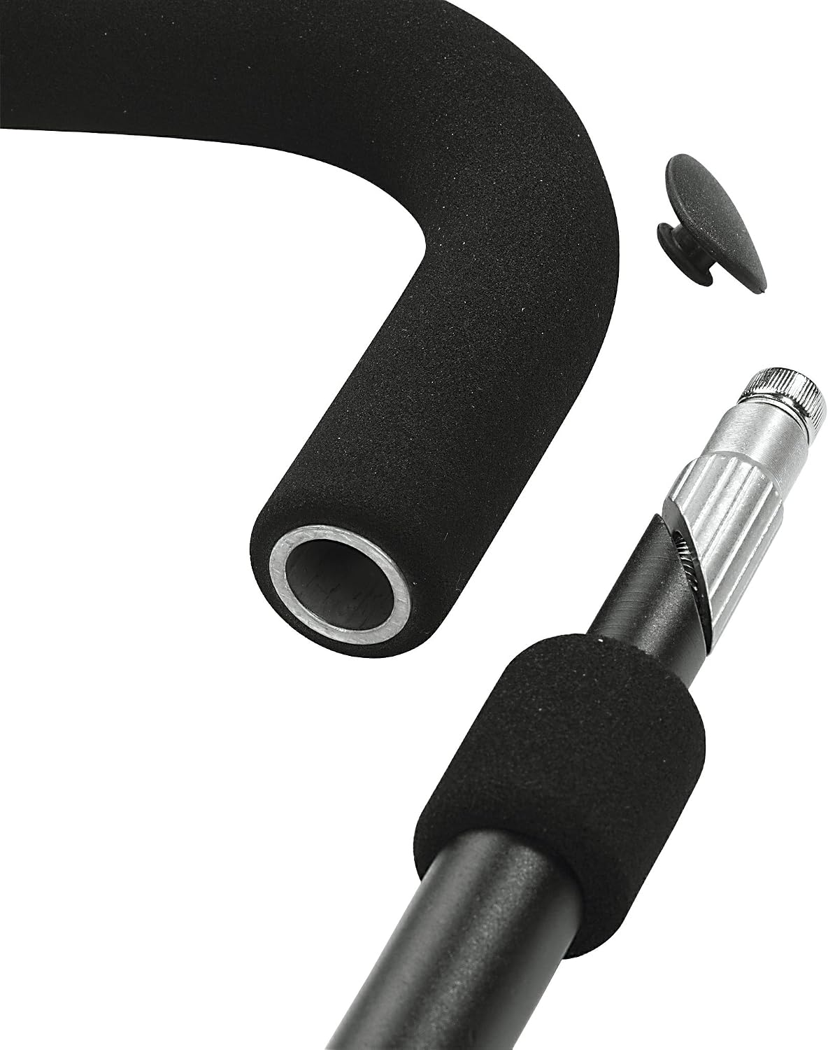 Detalle de ergotec AHS-Premium – regulowana kierownica rowerowa 600 mm, zacisk 25,4 mm