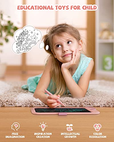 Thumbnail 2 de Tablette d'écriture LCD Kikapabi Licorne 10 pouces – Doodle Board rose pour enfants (3–6 ans)