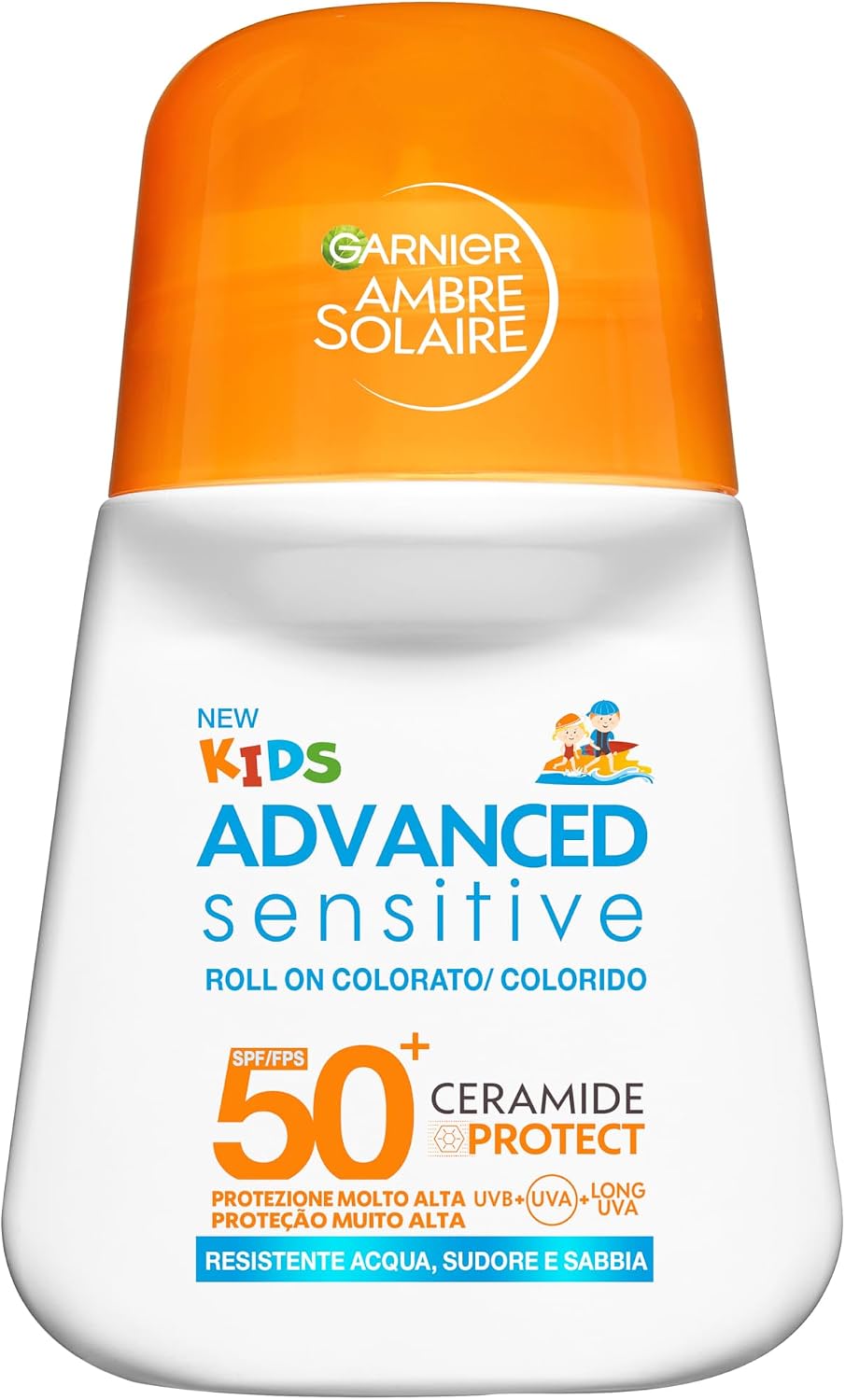 Detalle de Garnier Ambre Solaire Advanced Sensitive Kids Spray Solare Protettivo SPF 50+